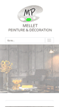 Mobile Screenshot of peinture-mellet.fr